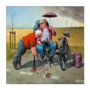 Kaart - Marius van Dokkum - Waterweg - Onder hoge druk