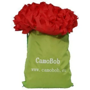 CamoBob camouflagenet rood  large 360x360cm