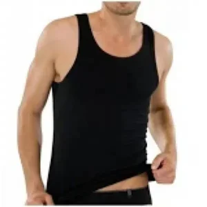 99 € Schiesser 95/5 Shirt 0/0 Singlet - 205428 – Black