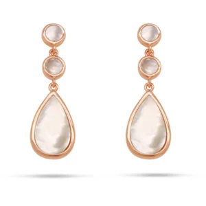 Silver Rose oorbellen EA2160MOP