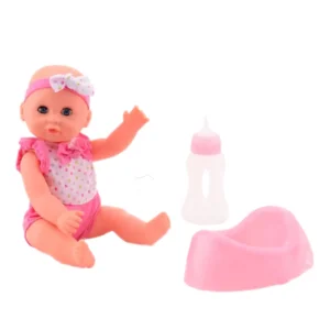 Pop - Baby Rose - Drink- & plaspop - 25cm - 1st. - Willekeurig geleverd