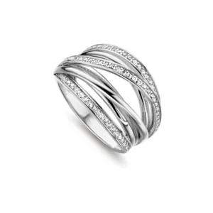 Silver Rose Ring R6361W