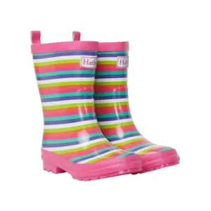 Hatley Meisjes Regenlaarzen Rainbow Stripes