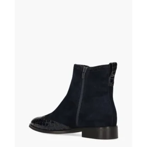 Di Lauro Sheralyn Donkerblauw Dames Chelseaboots
