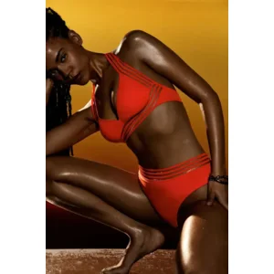 Sarda Miss triangel bikini in oranjerood