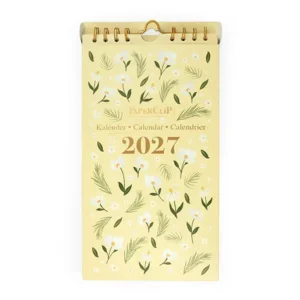 Kalender - Witte bloemen - 2027 - 04-KAL.MA.2710-1
