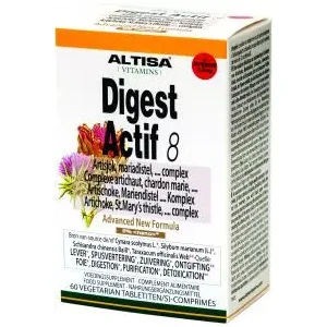 Altisa Digest Actif 8 artisjok complex vegetarische tabletten