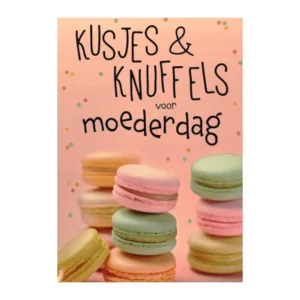 Kaart - Moederdag - Kusjes & knuffels voor moederdag - SMR05-C
