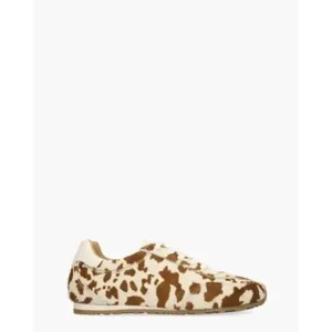 DWRS Label Sava Cow Hair On Bruin/Off-White Damessneakers