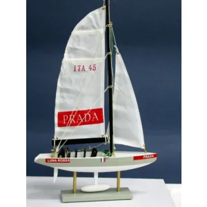 Miniatuurboot “Prada” Hoogte 40 cm Fx 246-25 B America's Cup