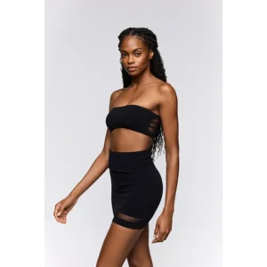Sarda McKeon strapless top in zwart