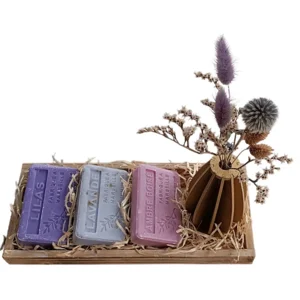 Verwenpakket 'Purple Harmony'– Marseille-zeep & Droogbloemen