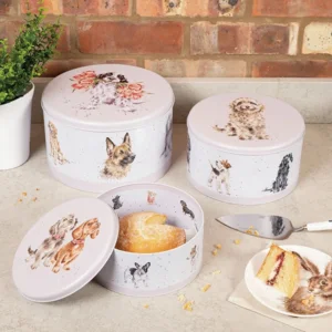 Cake Set Tin - Dogs