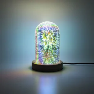 Galaxy zilveren koepel lamp