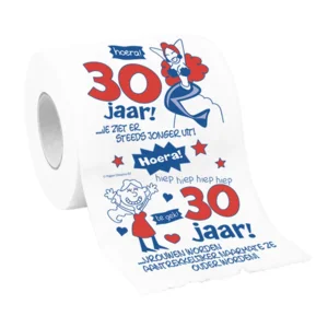 Toiletpapier - 30 Jaar - Vrouw