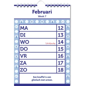 Week kalender - 2024 - Tegeltjeswijsheden