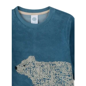 Sanetta Pyjama Jongens: ijsbeer, Badstof ( SAN.133 )