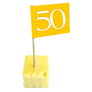 Prikkertjes - 50 Jaar getrouwd - Goud - 50st.