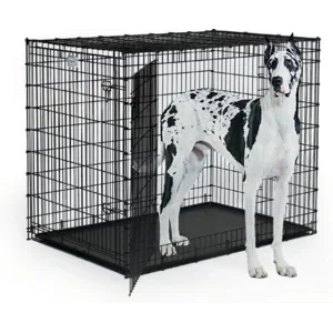 Midwest Hondenbench Mega - 137x94x114 cm - Zwart