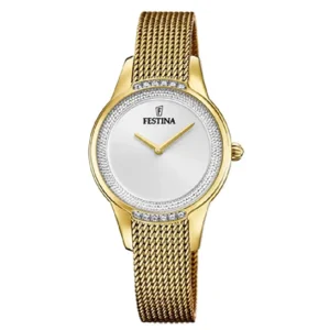 Festina Dameshorloge Swarovski Crystals F20495-1 + GRATIS Armband en Juwelenbox