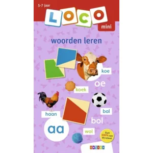 Loco Mini - Boekje - Woorden leren - 5-7 jaar