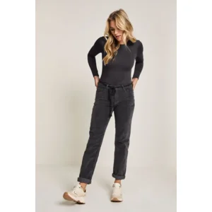 Para Mi Dames Broek: Bobby, Vintage corduroy, Deep Antra ( PARA.375 )