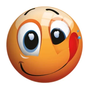 Bal - Lakbal - Funny faces - Smileys - 23cm