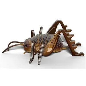 Bouwpakket - Eugy 3D - Wild dier - Sprinkhaan - 42st. - 8x5.3x14cm - Karton - 6+