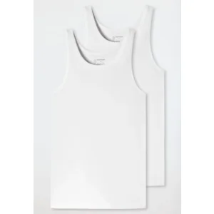 Schiesser - 95/5 - Shirt 0/0 Singlet 2Pack - 176038 – White
