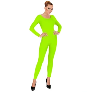 Bodysuit neon groen- Body in felle groene kleur - Maat M/L