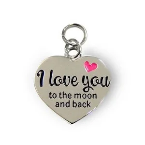 Bedeltje - I love you to the moon - Charms for you