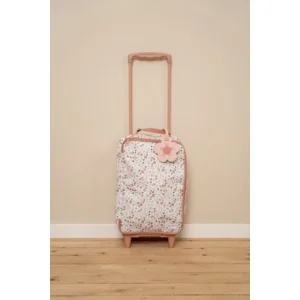 Koffer - Trolley - Flowers & butterflies - Roze