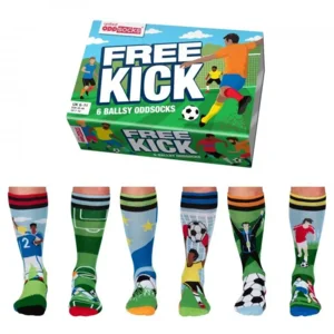 Odd Socks Heren Sokken Free Kick Multipack Mismatched 39-46 Cadeaudoos