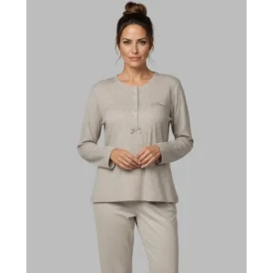 Egatex Pyjama Dames: Interlock, Beige ( EGA.555 )