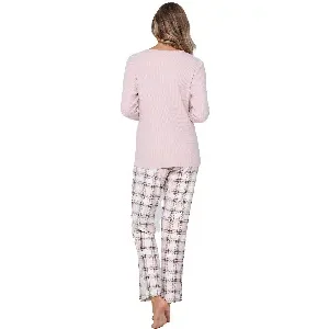 Pastunette pyjama Dames: Pink, Fleece ( PAS.108 )