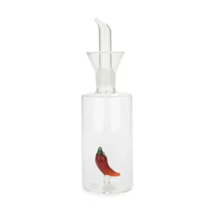Balvi Olie of Azijn Fles Chilli 350 ml No Drip Glas