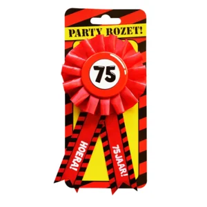Rozet - 75 jaar - Verkeersbord