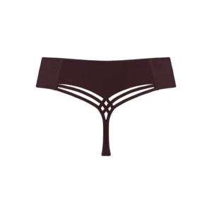 Marlies Dekkers – String – Dame de Paris – 35532 – Aubergine and Silver Lurex