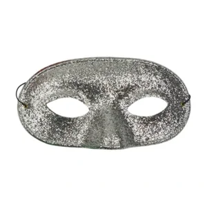 Oogmasker - Domino - Zilver - Glitter