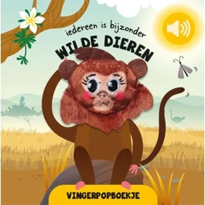 Boek - Vingerpopboek - Wilde dieren - Met piep