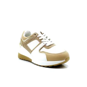 Increased sneaker (wit/camel)