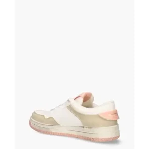 Philippe Model Lyon Recycle Mixage Wit/Beige/Roze Damessneakers