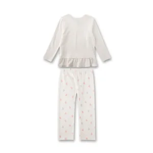 Sanetta Meisjes Pyjama: Vlinder motief, Lange mouw / lange broek ( SAN.105 )