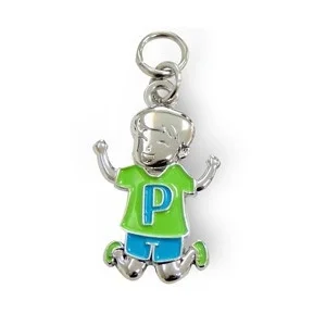 Bedeltje - P - Jongen - Charms for you