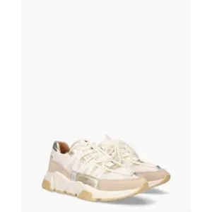 Dwrs Los Angeles Wit/Goud Damessneakers