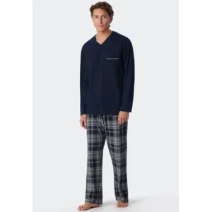 Schiesser – Comfort Fit - Pyjama – 179112 – Dark Blue