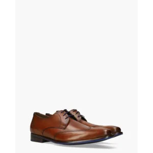 Floris Van Bommel De Stijler 07.00 Cognac Heren Veterschoenen