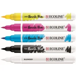 Ecoline - Brushpen Set - 5 Primair - Talens