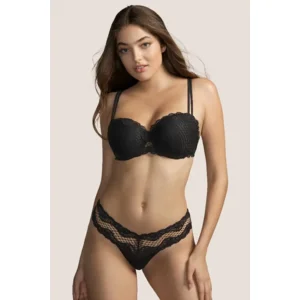 Andres Sarda Zaha voorgevormde balconnet bh in zwart