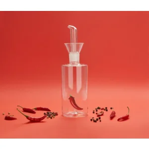 Balvi |  Olie of Azijn Fles Chilli 350 ml No Drip Glas